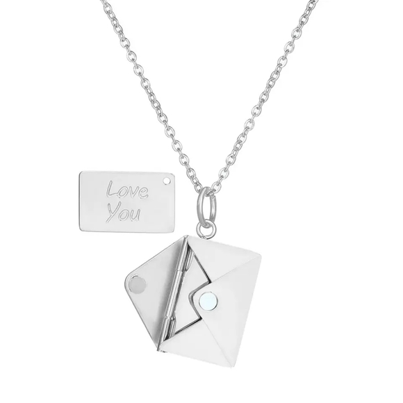Lux Secret Locket 'Love You' Necklace - Picture 1 of 3